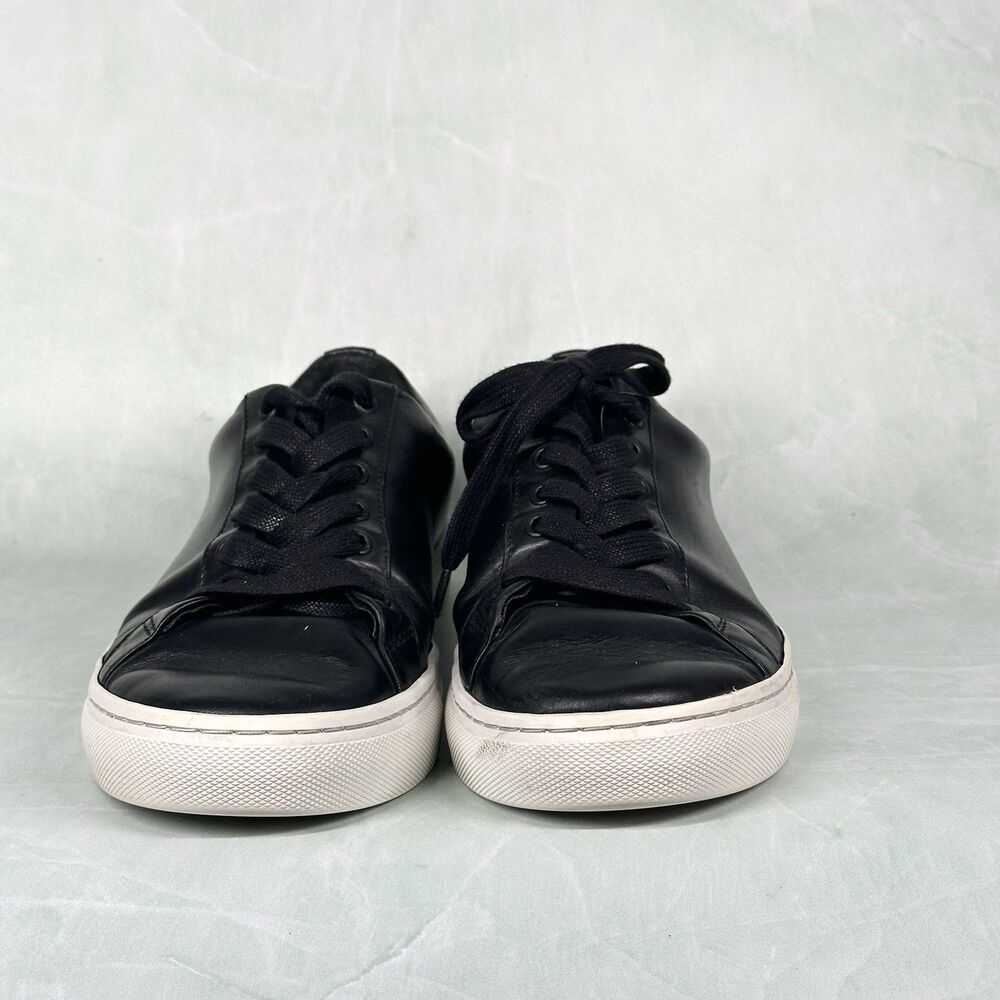 Thursday Shoes Everyday Leather Premium Low Top Sneakers Men's Size 10.5 Black - Picture 2 of 16